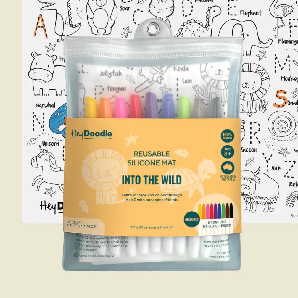 Classic Coloring &amp;  Doodle Mat , Type: - Into the Wild