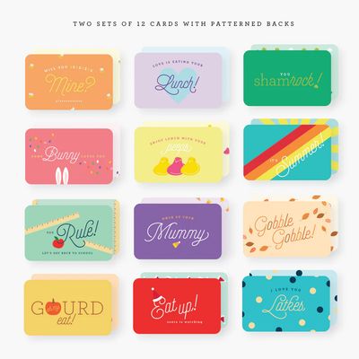 2021 Co. x HJ holiday lunchbox notes set