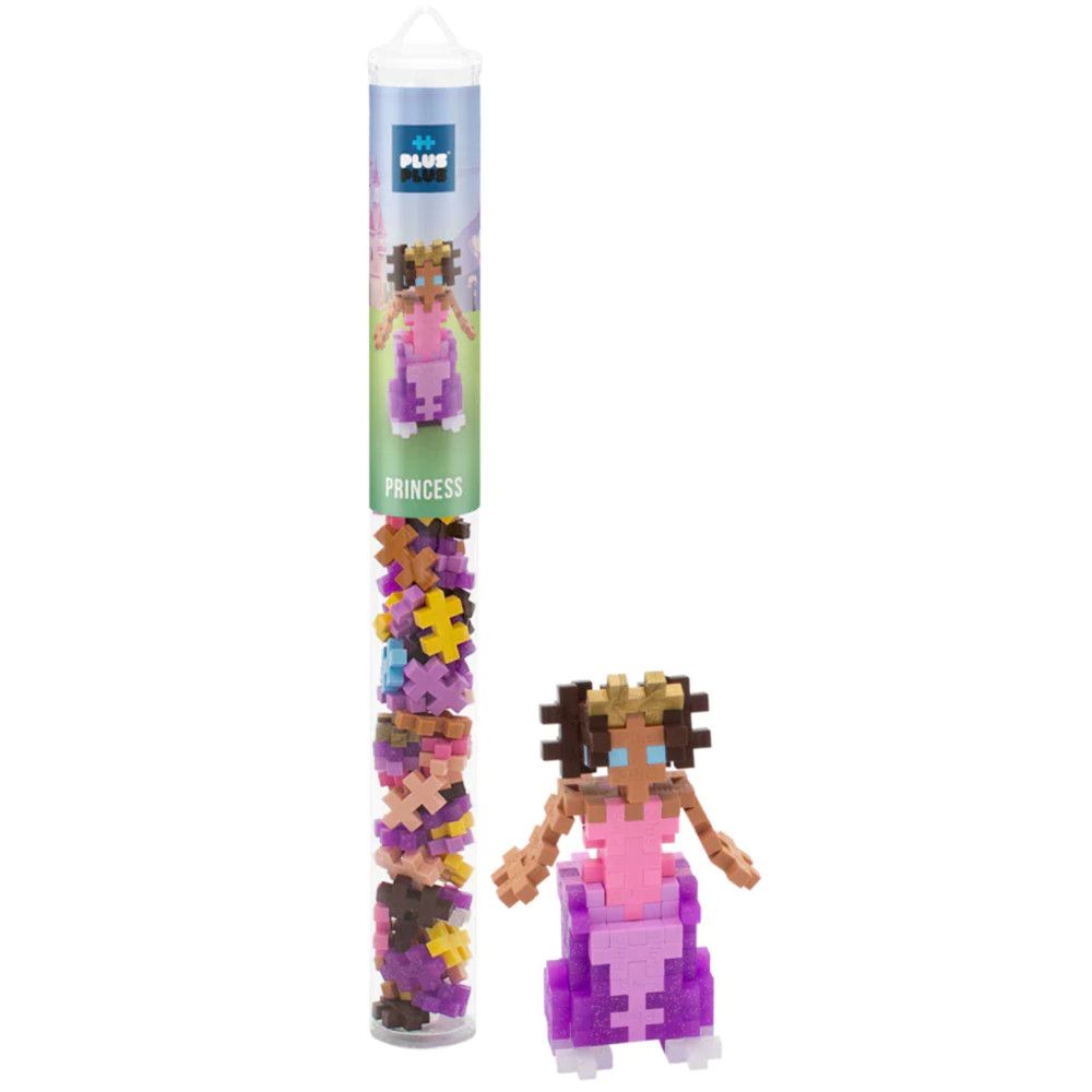 Plus-Plus Mini Maker Tube - 70pc Princess