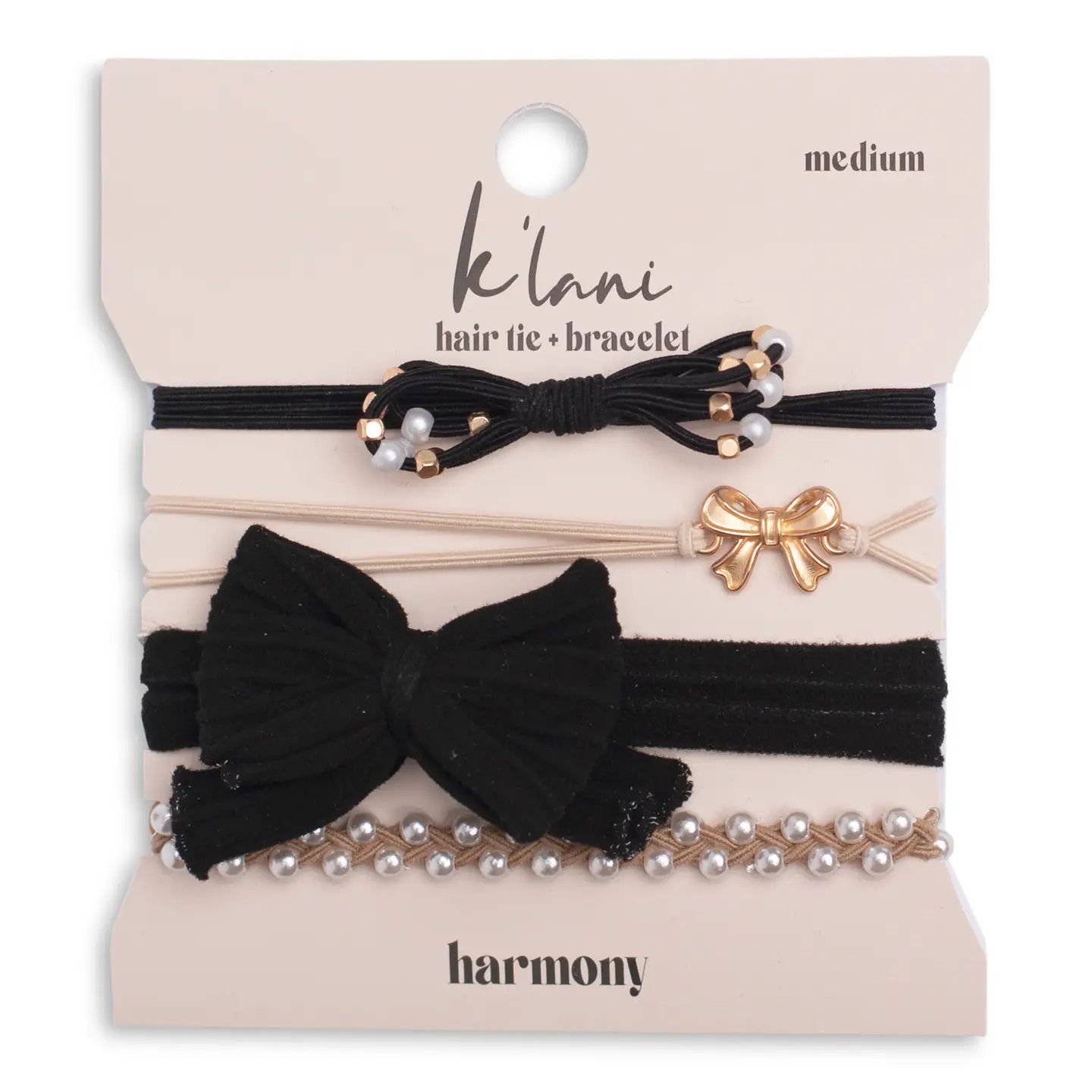 K'Lani Harmony Hair + Wrist Band - , Size: Small