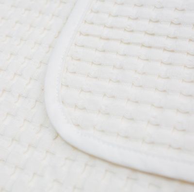 Lulujo Waffle Blanket – Vanilla – 40×30″