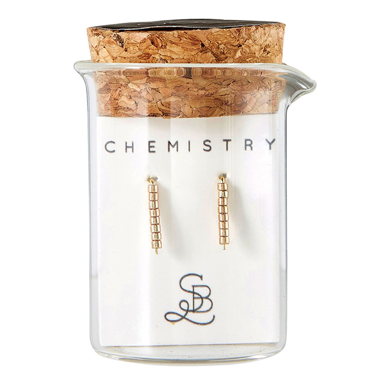 Chemistry Earrings -, Color: Gold