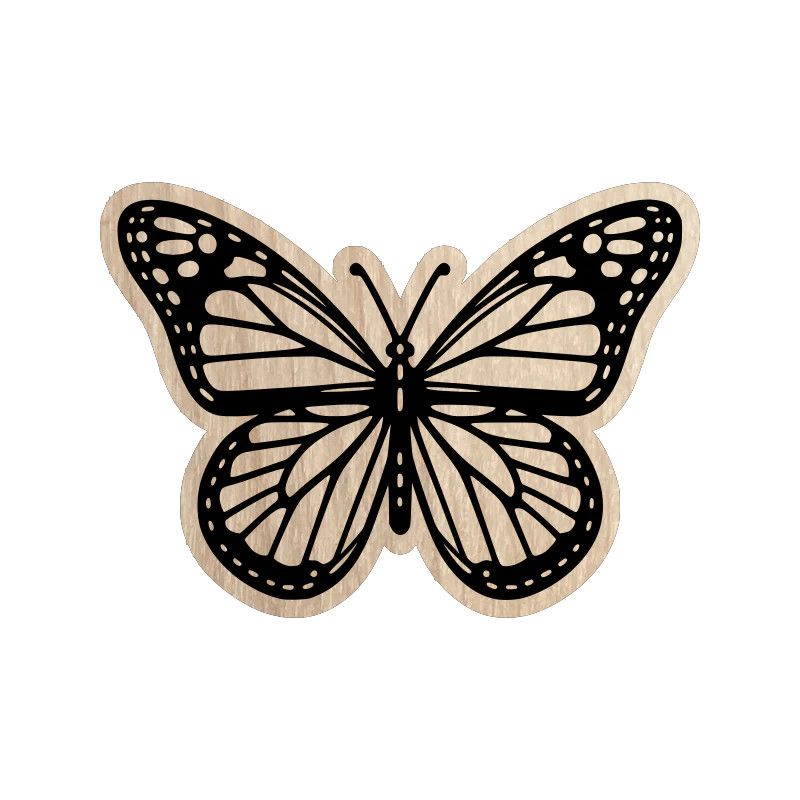 Eco Sticker (Insects) - Monarch