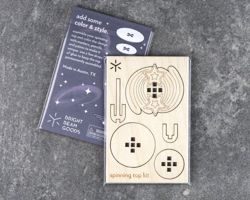 Spinning Top Kit Solar System Shooting Star