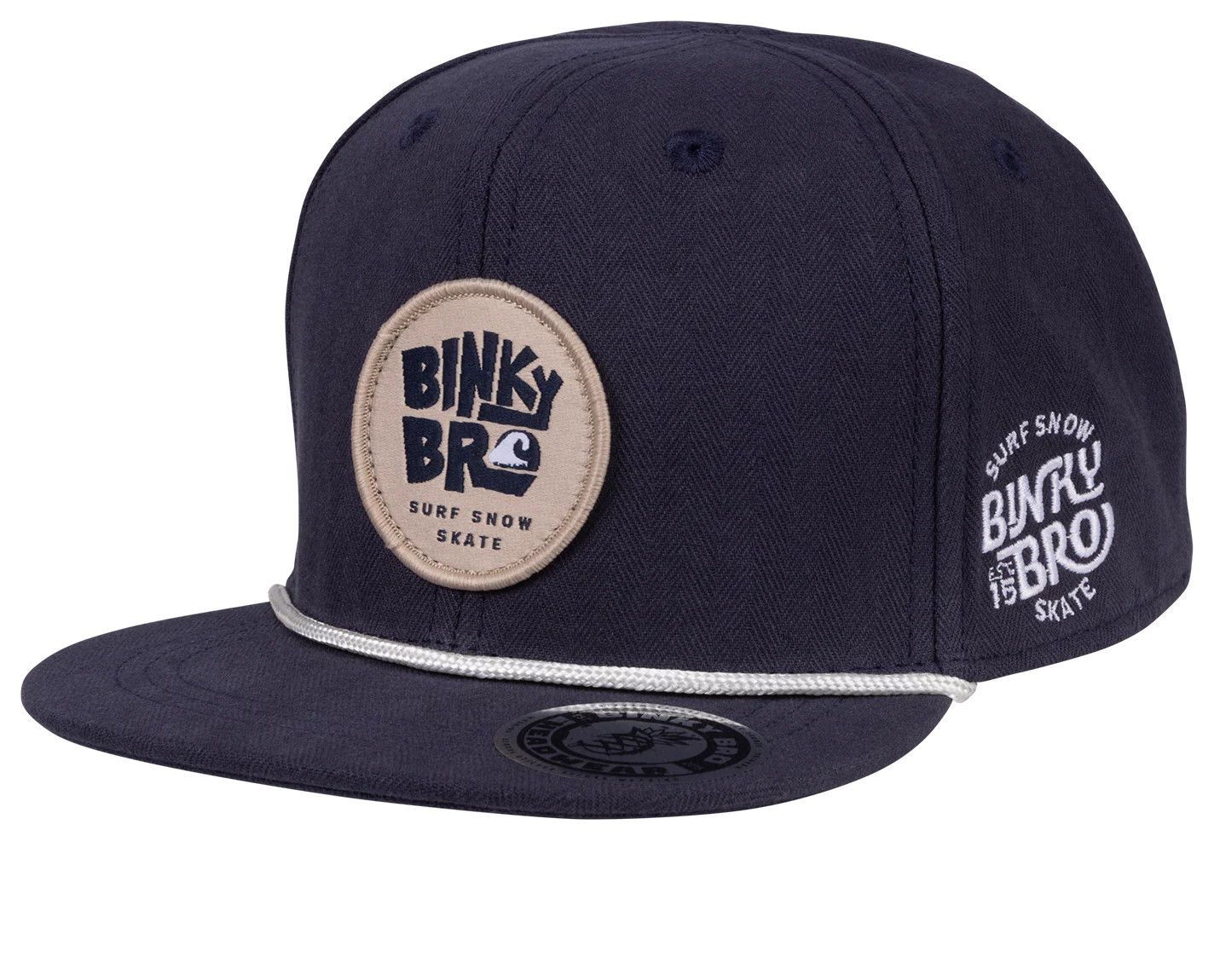 BinkyBro Kids Hat Shreddy Navy Blue, Size: 4-12mo