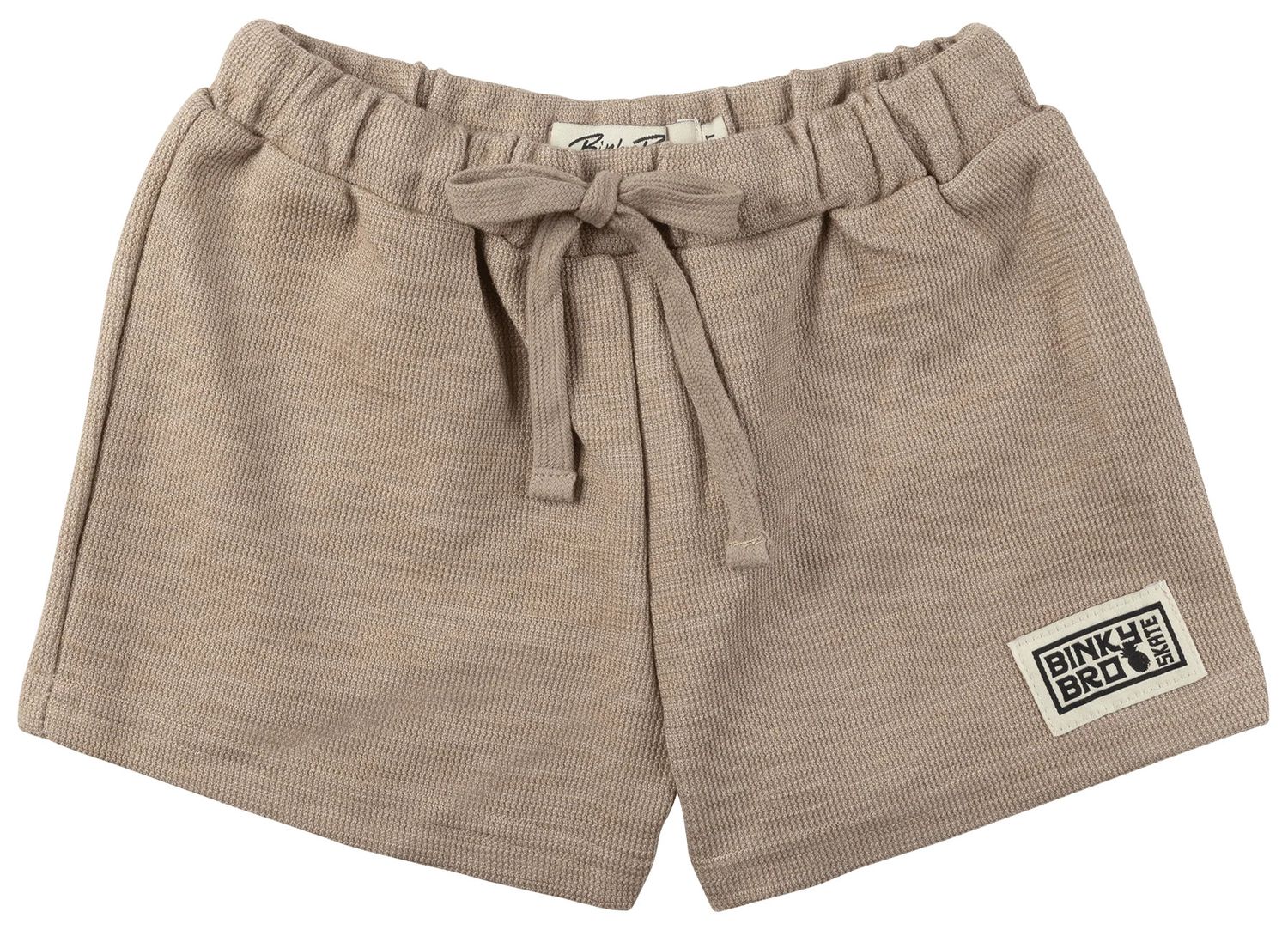 BinkyBro Kids Short Bodee Solid Sand 2T