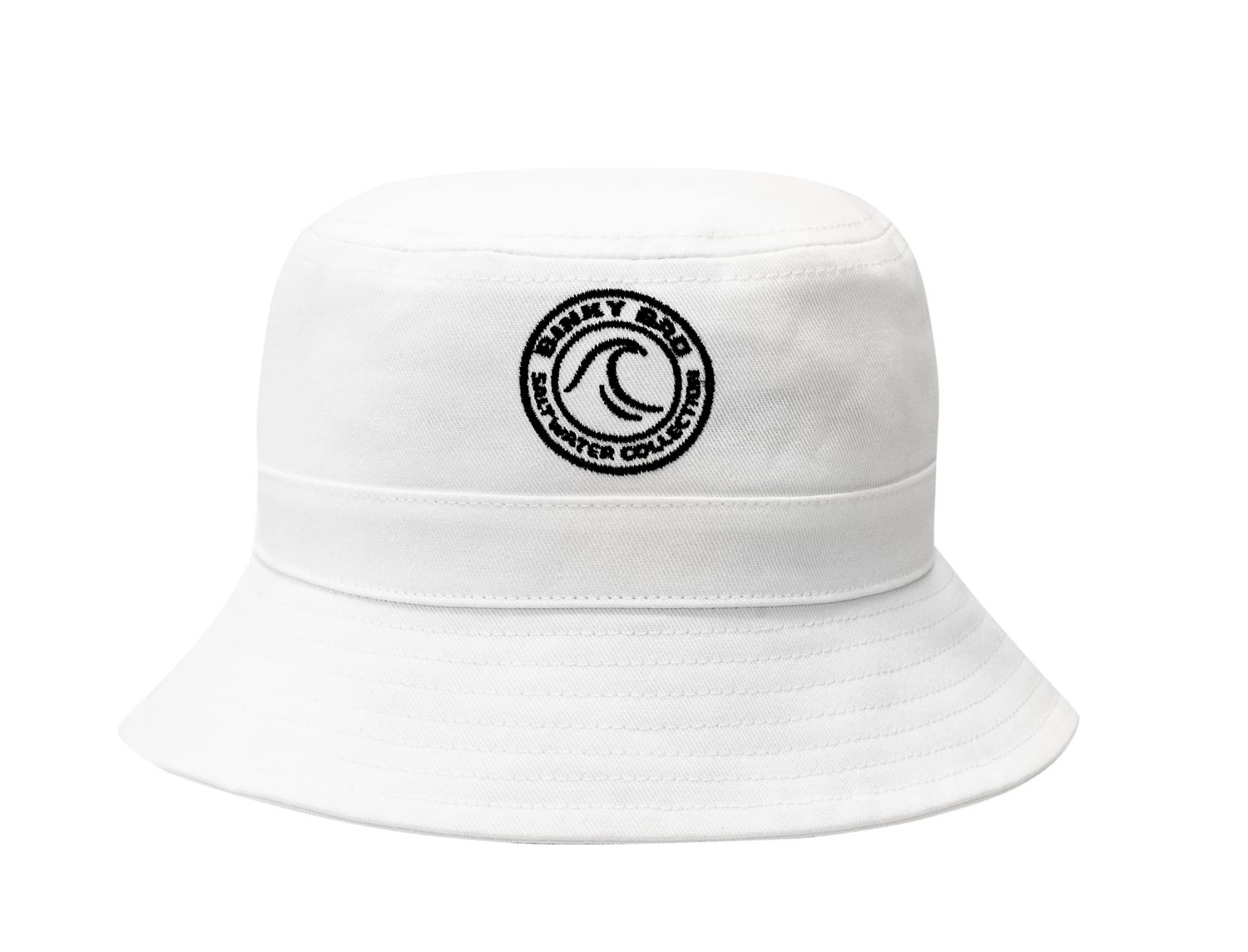 BinkyBro Kids Bucket Hat Salt Creek (White) 4mo- 12mo