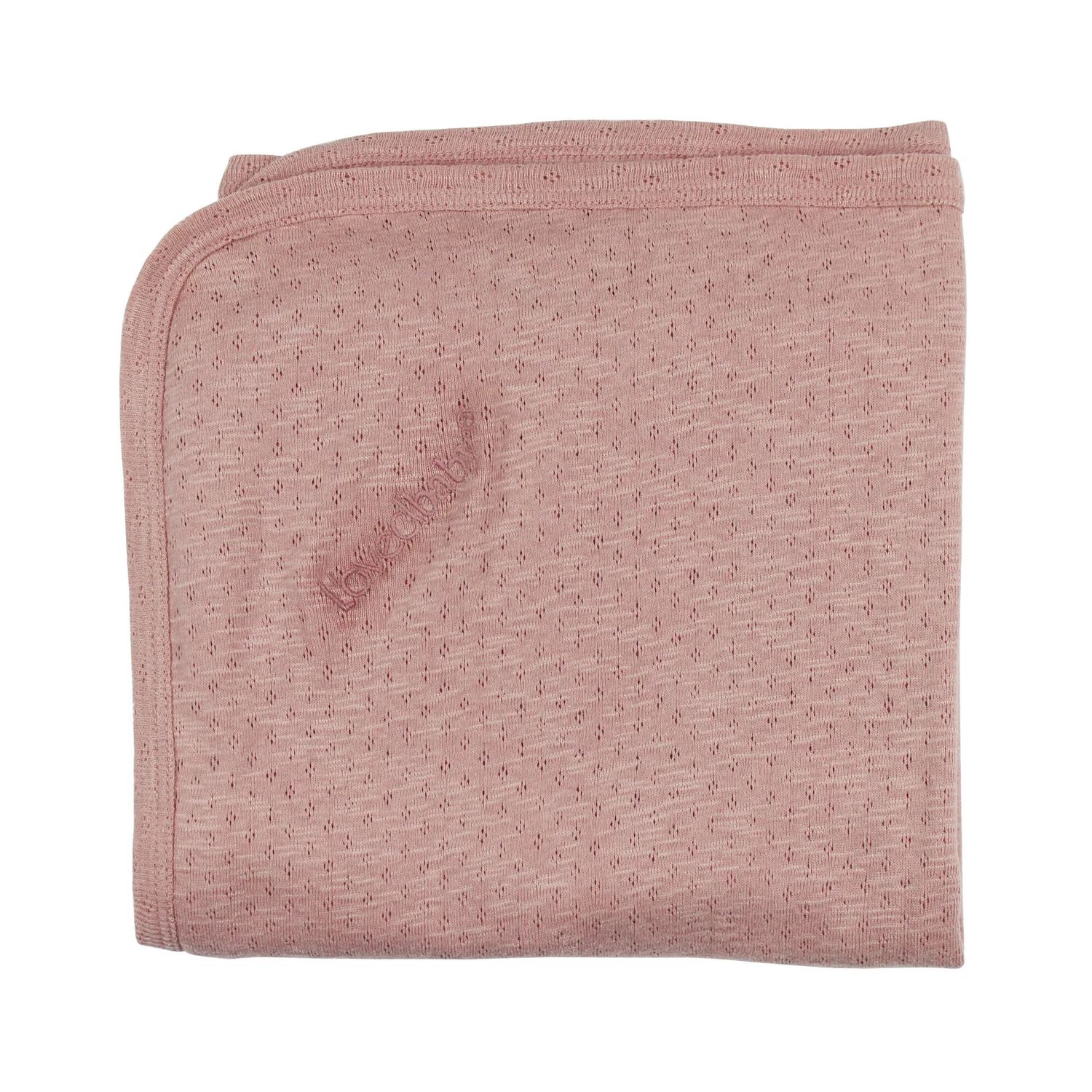 Organic Pointelle Blanket Size One Size in Taffy