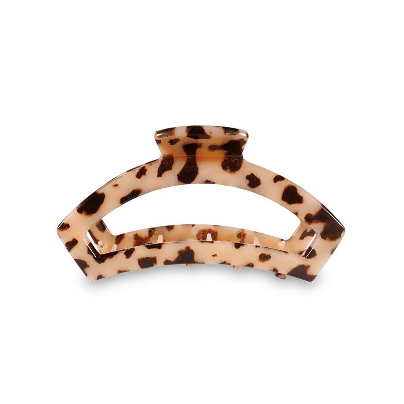 Teleties Open Claw Clip - Medium - , Color: Blonde Tortoise