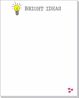 Laura Kelly Mini Memo Pad (50 Sheets) - Bright Ideas