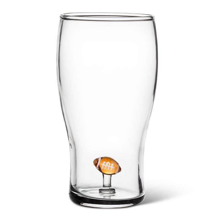 Football Icon Beer Glass 20oz