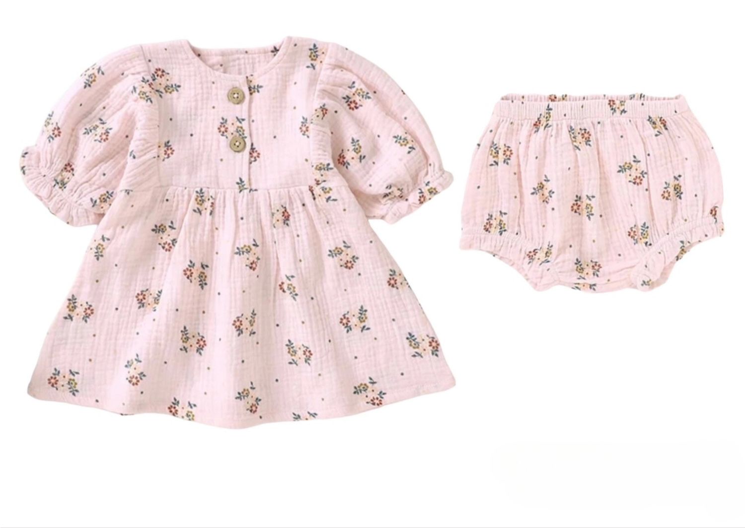 Floral Baby Spring Summer Dress, Size: 3-6 month