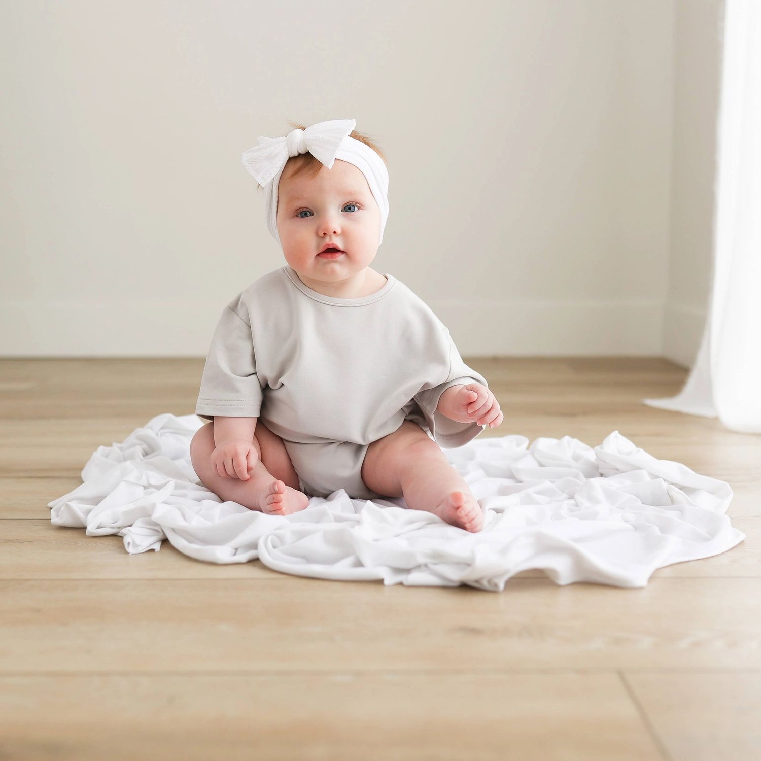 Bamboo Bubble Romper - , Color: Gray -, Size: 0-3 month