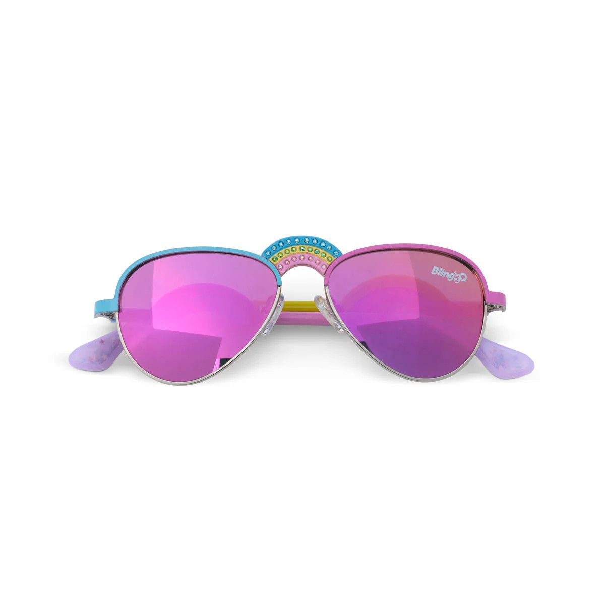 Ibiza Rising Rainbow Aviator Youth Sunglasses