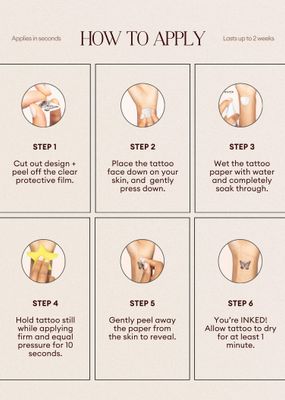 Disco Cowgirl Temporary Tattoo Pack