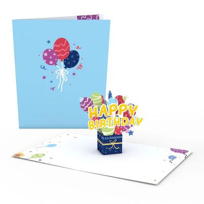 Love Pop Happy Birthday Balloon Box