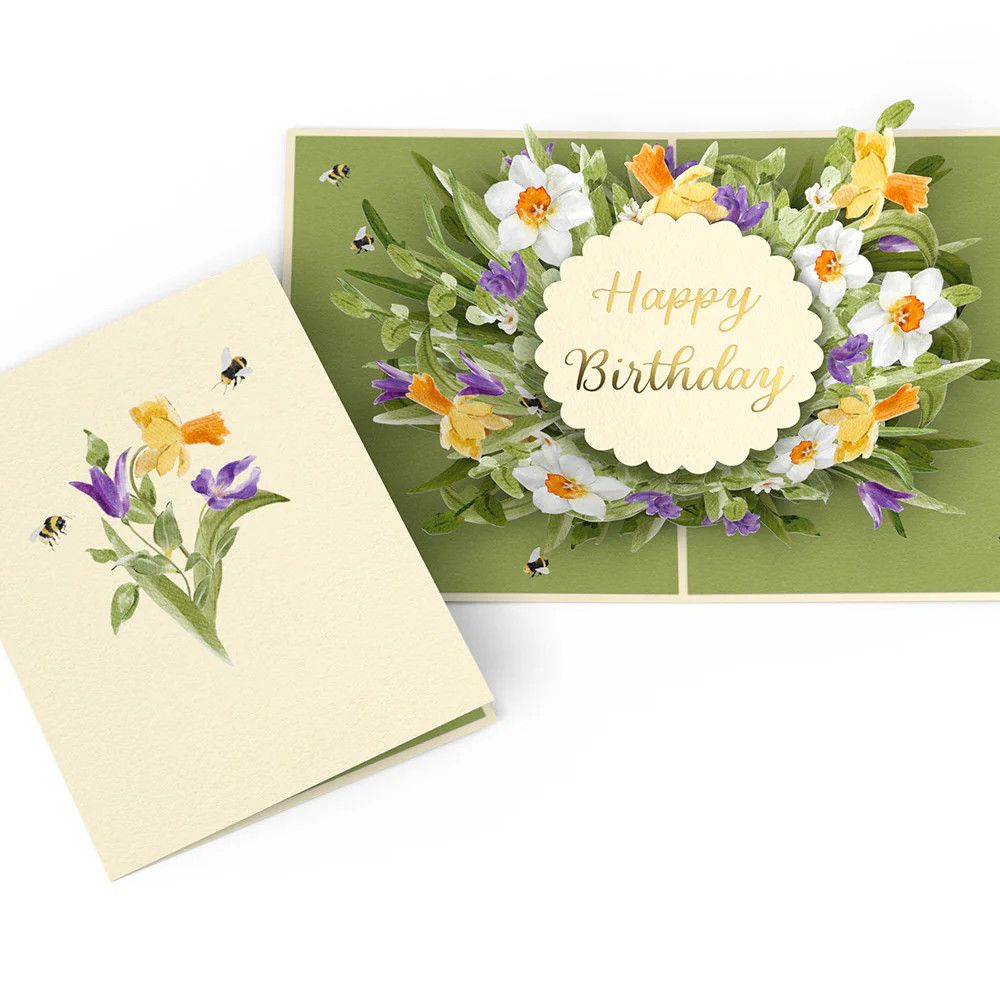 Love Pop Birthday In Bloom Card