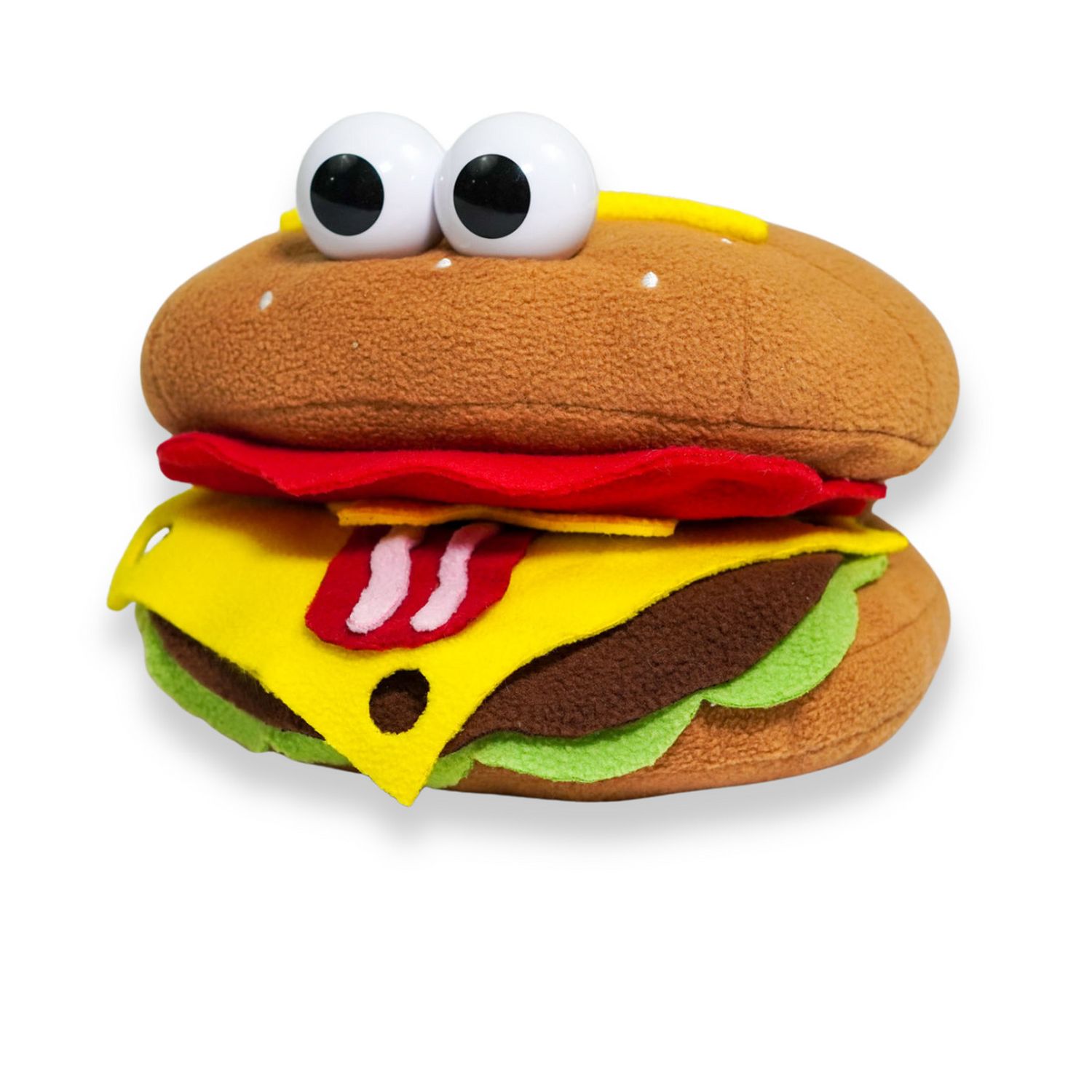Hamburger Pal Hand Puppet 7"