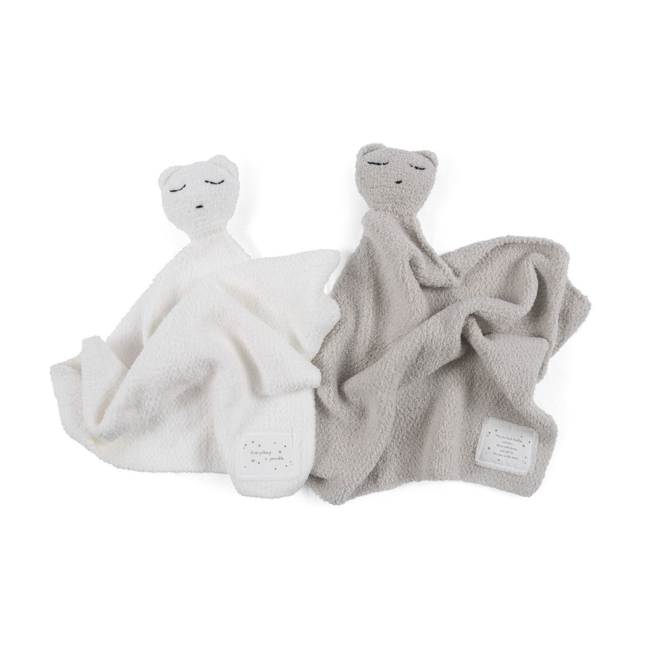Sugarboo &amp; Co. Bear Baby Lovey Blankets - "May You Touch Fireflies"