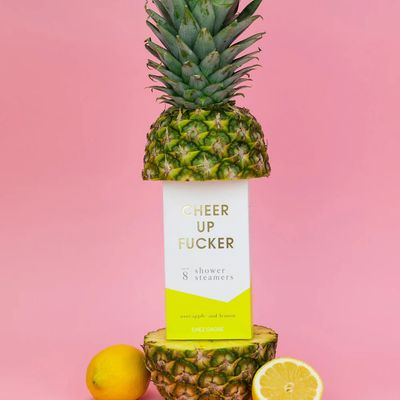 Cheer Up F*cker - Aromatherapy Shower Steamers - Pineapple Lemon