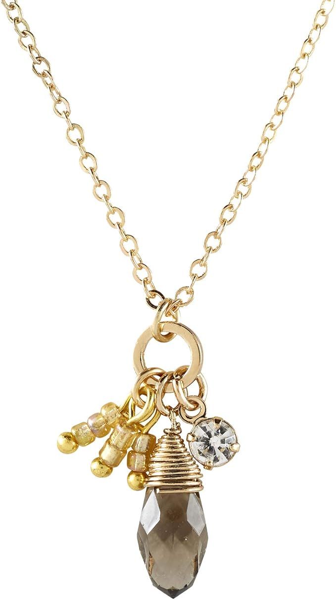 Santa Barbara Design - Chemistry Necklace - , Color: Aluminum