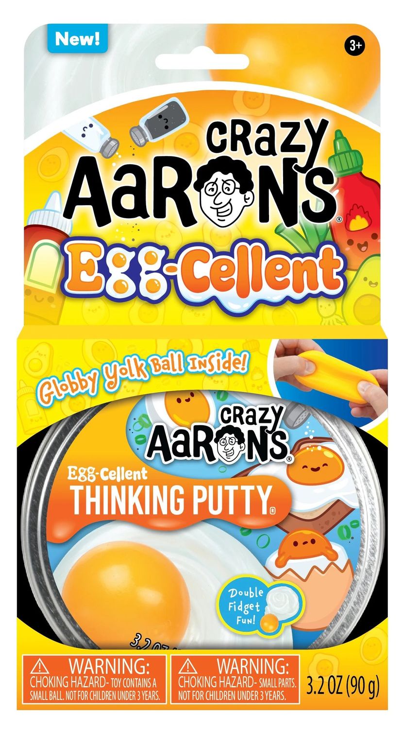 Crazy Aaron's 4" Thinking Putty Tins - , Type: Eggcellent