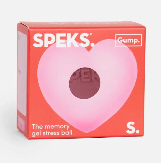 Gump Valentine's Day Love Hearts Memory Gell Stress Ball - Rose