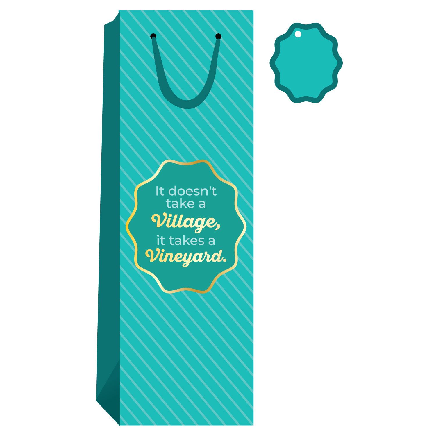 Drinks On Me - Vineyard Wine Wine Bag