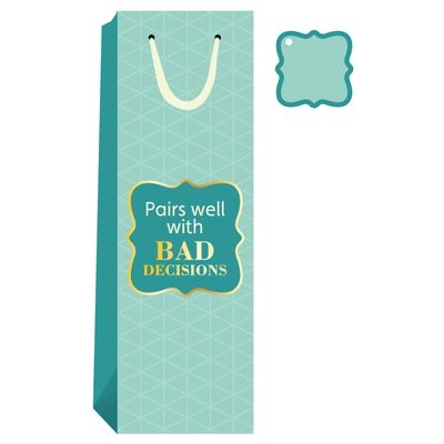 Drinks On Me - Bad Decisions Wine Bag