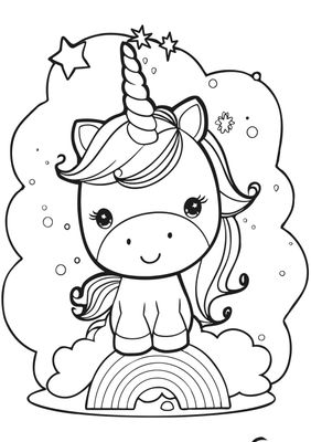 Unicorn Dreams XXL Coloring Book