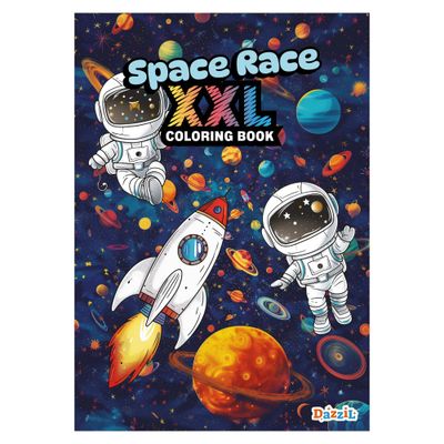 Space Race XXL Coloring Book