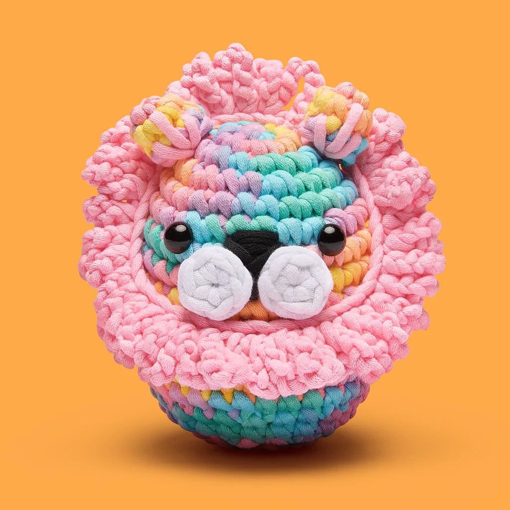 Sebastian the Lion Pastel Crochet Kit