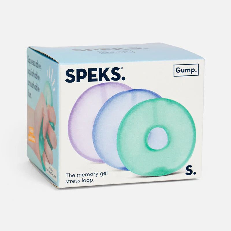 Speks Gump Memory Gel Stress Loops Cool - 3 pack