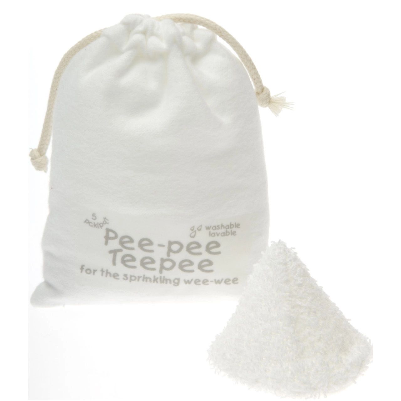 Beba Bean Pee-Pee Teepee - Terry White Laundry