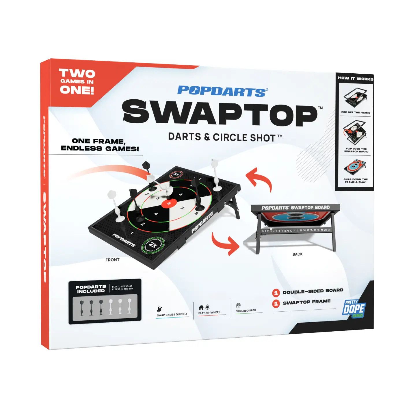 Popdarts Swaptop Kit (Darts &amp; Circle Shot)