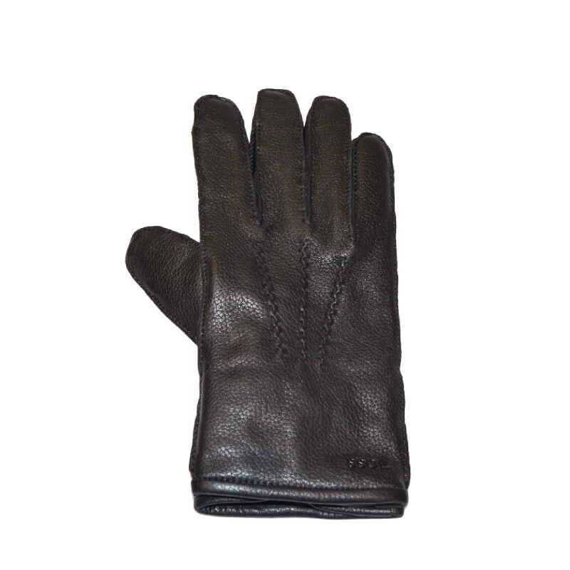 BOSS LEATHER GLOVES, Color: 001 BLK, Size: 10