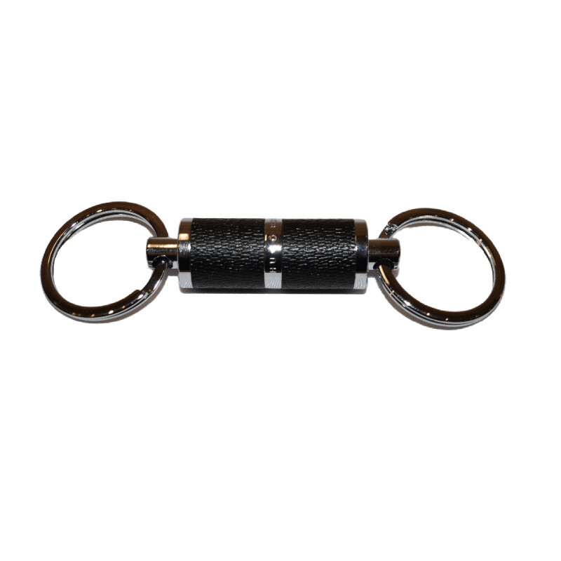 BOSS KEY CHAIN, Color: SLV-BLK, Size: OS