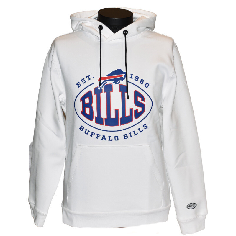 BOSS BUFFALO BILLS HOODIE, Color: 110 OWHT, Size: M