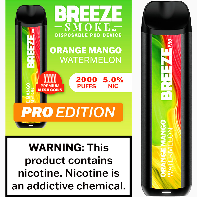 Breeze Pro 2000 - Orange Mango Watermelon