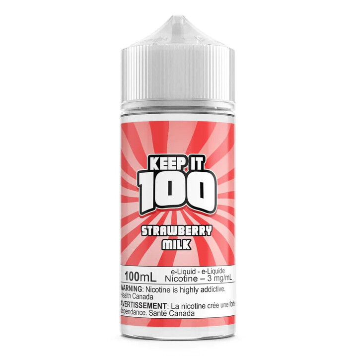 Keep It 100 - Strawberry Milk 100 ml Freebase