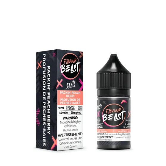 Flavour Beast - Packin&#39; Peach Berry 30 ml Salts