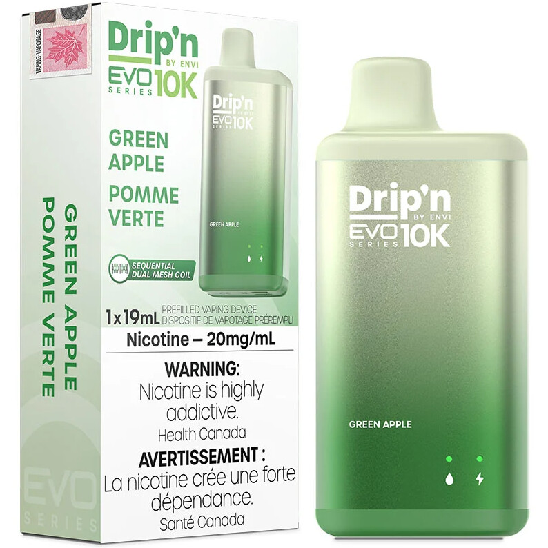 Drip&#39;n Evo 10K - Green Apple