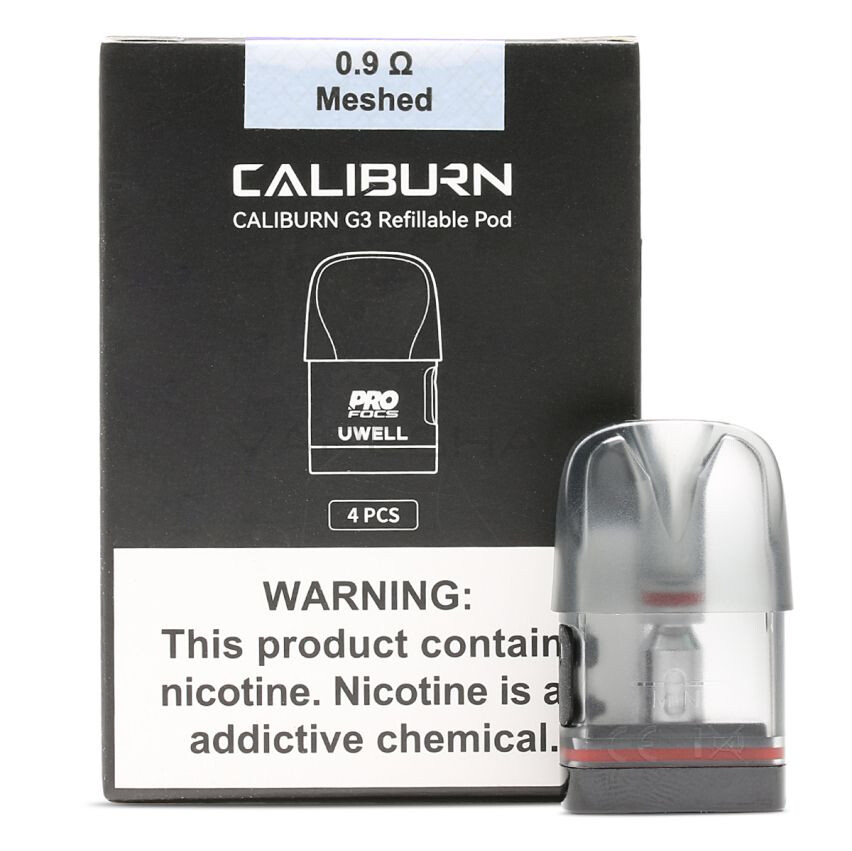 Uwell Caliburn G3 Pods (0.9 ohm) - 4 Pack