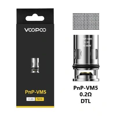 Voopoo PnP-VM5 (0.2 ohm) Coils - 5 pack