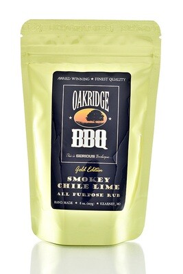 Oakridge Smokey Chile Lime All Purpose Rub - 7oz