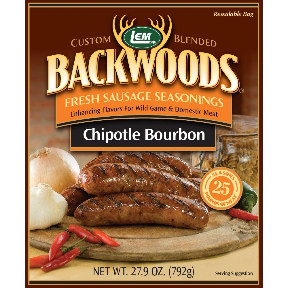 LEM Chipotle Bourbon Fresh Sausage Mix 25lbs