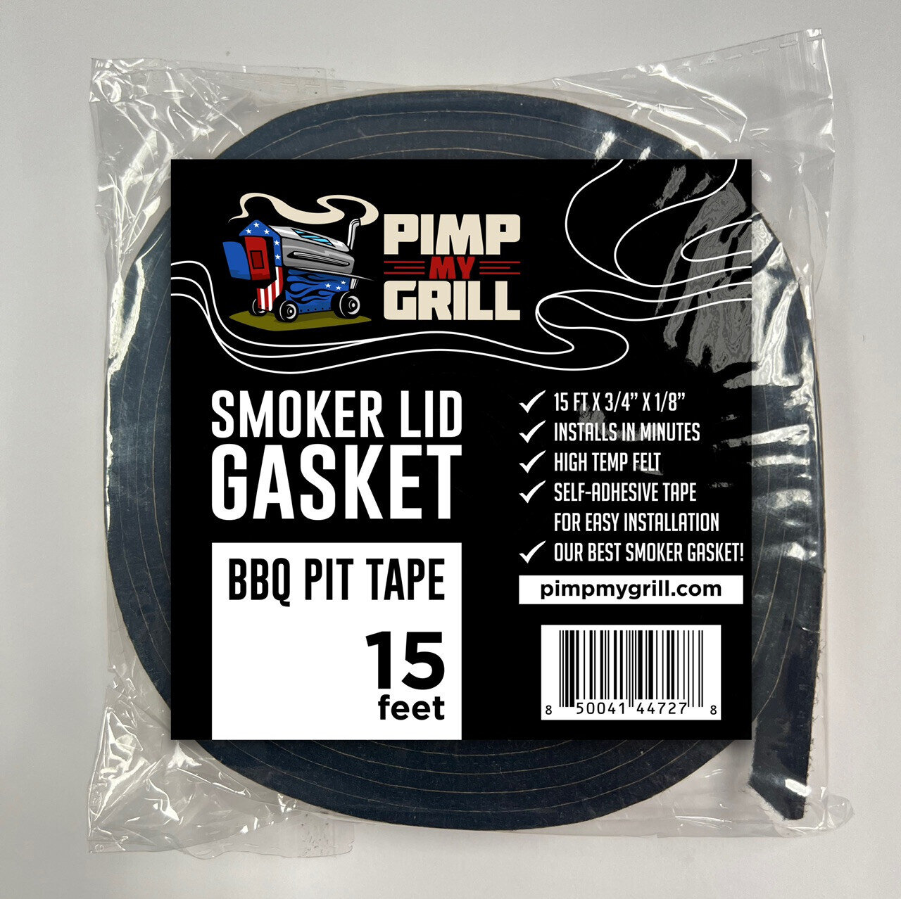 Pimp My Grill BBQ Gasket Seal Tape - 15'
