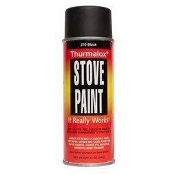 Yoder Satin Black Spray Paint Can 12oz