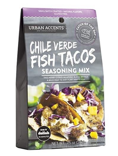 Urban Accents Chile Verde Fish Tacos
