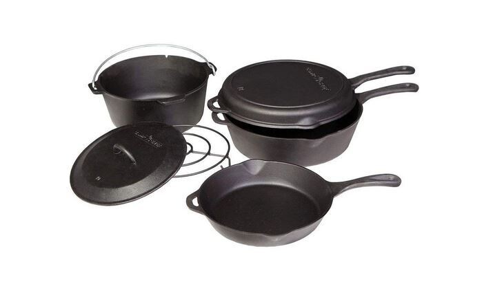Camp Chef 6pce Cast Iron Cookware Set